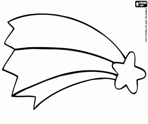 Yıldız, süs doğum sahnesi için boyama