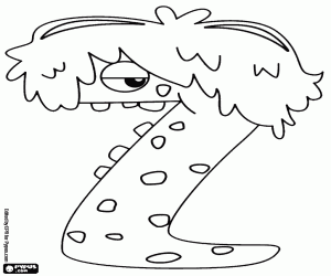 Z harfi canavar boyama