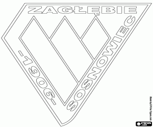 Zagłębie Sosnowiec logosu boyama