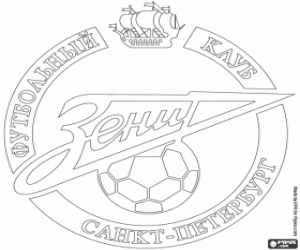 Zenit St. Petersburg logosu boyama