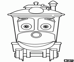 Zephie Chuggington tramvay boyama