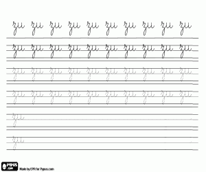 ZU yazma konusunda bilgi edinmek için boyama