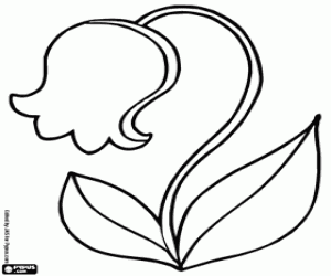 Çan çiçeği boyama