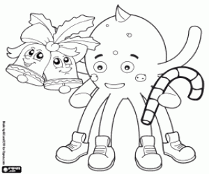 Çan ve şeker ile Pypus boyama