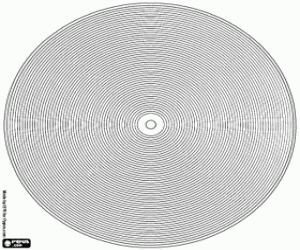 Çemberler Mandala boyama