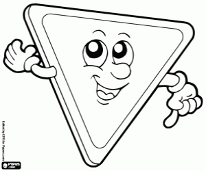 Öncelikli trafik işaretleri boyama