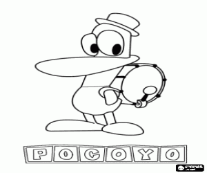 Ördek Pocoyo dostumuz boyama