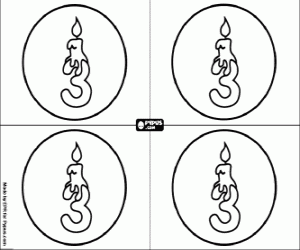 Üç doğum günü partisi, davetiye boyama