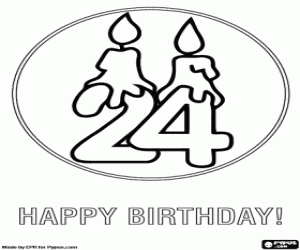 İki mum ile 24 yıllık kart boyama