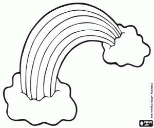 İrlandalı gökkuşağı boyama