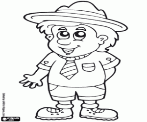 İzcilik, gençlerin hareketi boyama