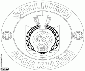 Şanlıurfa SK logosu boyama