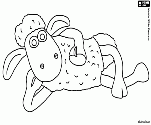 Şaun koyun ayrılırlar boyama