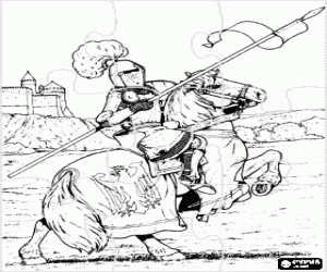 Şövalye zırhı puzzle ile boyama