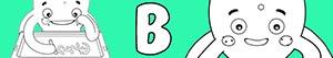 B harfi ile erkekler isimleri boyama