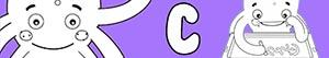 C harfi ile erkekler isimleri boyama