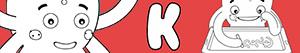 K harfi ile erkekler isimleri boyama