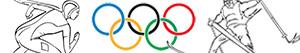 Kış Olimpiyat Oyunları boyama